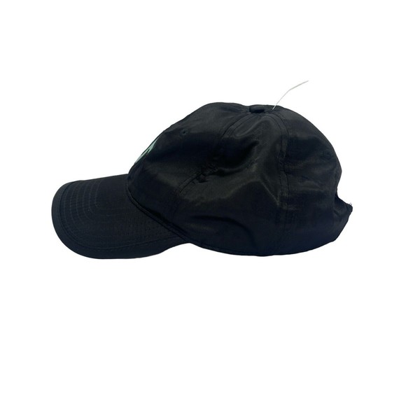 NWOT True Religion Iridescent Horseshoe Logo Black Baseball Cap Hat Unisex - Picture 2 of 10